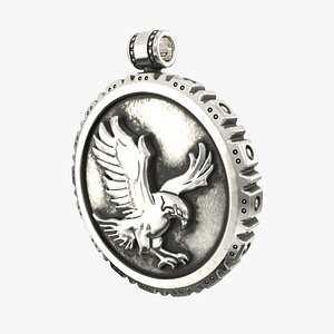 Pendant with Falcon 01
