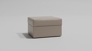 3D modern pouf moderno