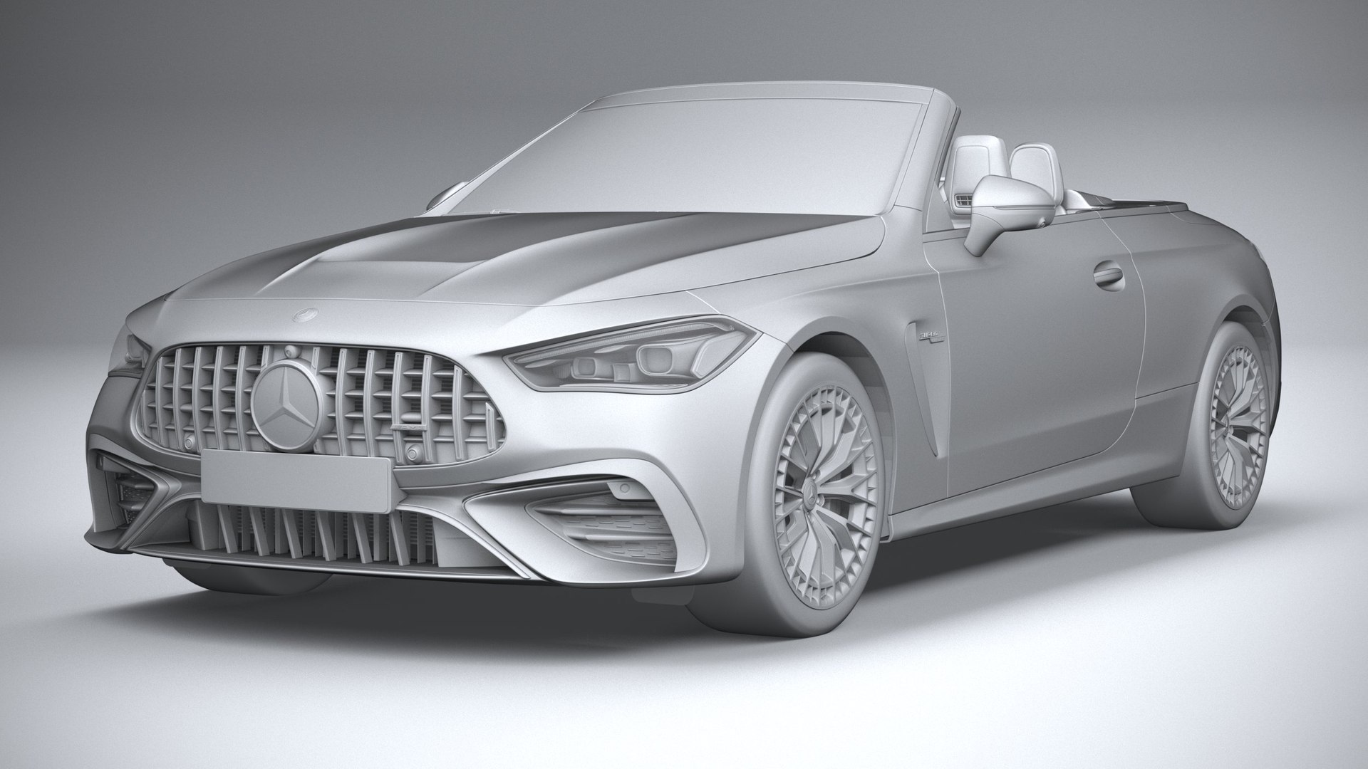 3D Mercedes-Benz CLE53 AMG Cabriolet 2025 - TurboSquid 2228564
