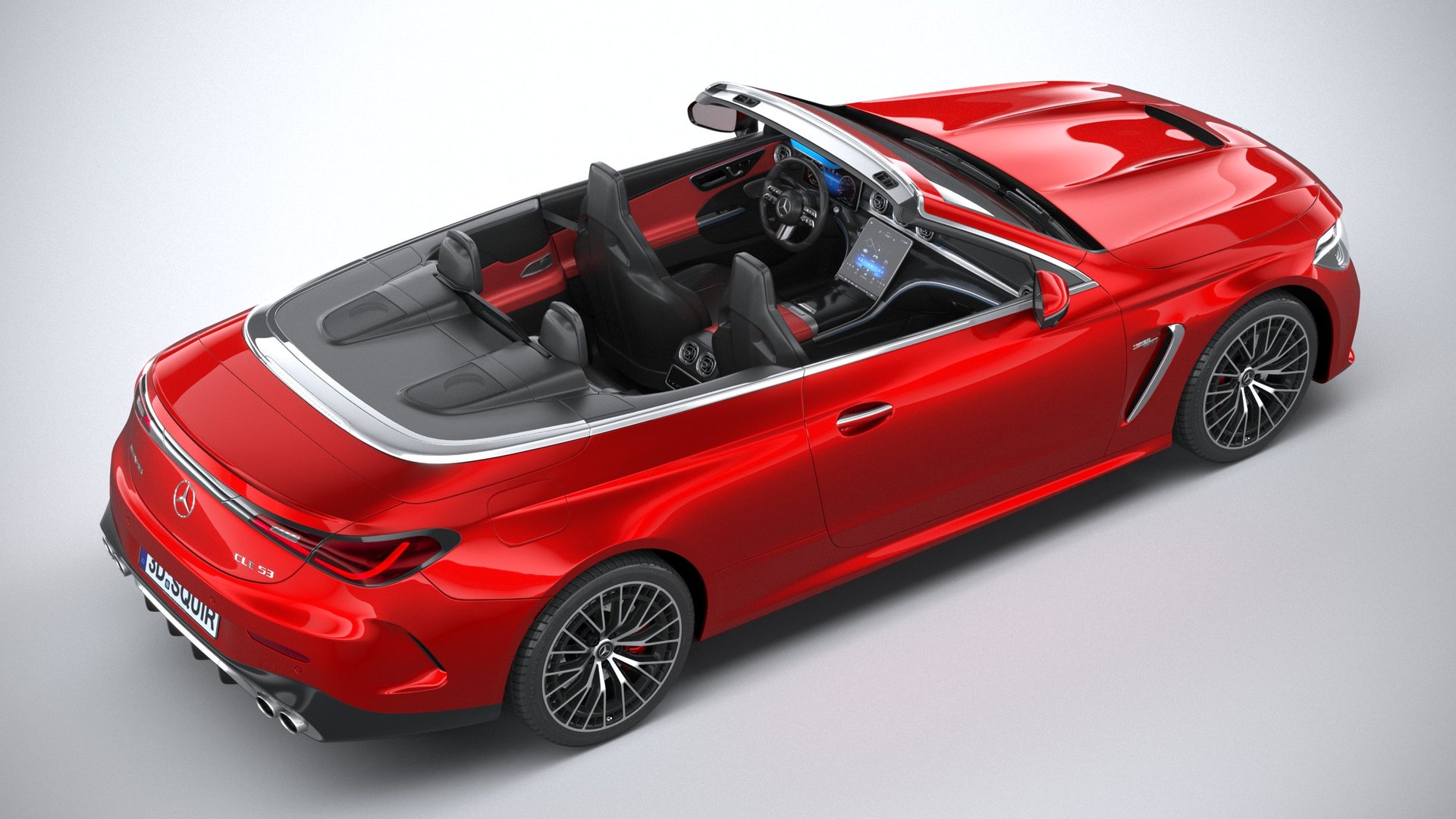 3D Mercedes-Benz CLE53 AMG Cabriolet 2025 - TurboSquid 2228564