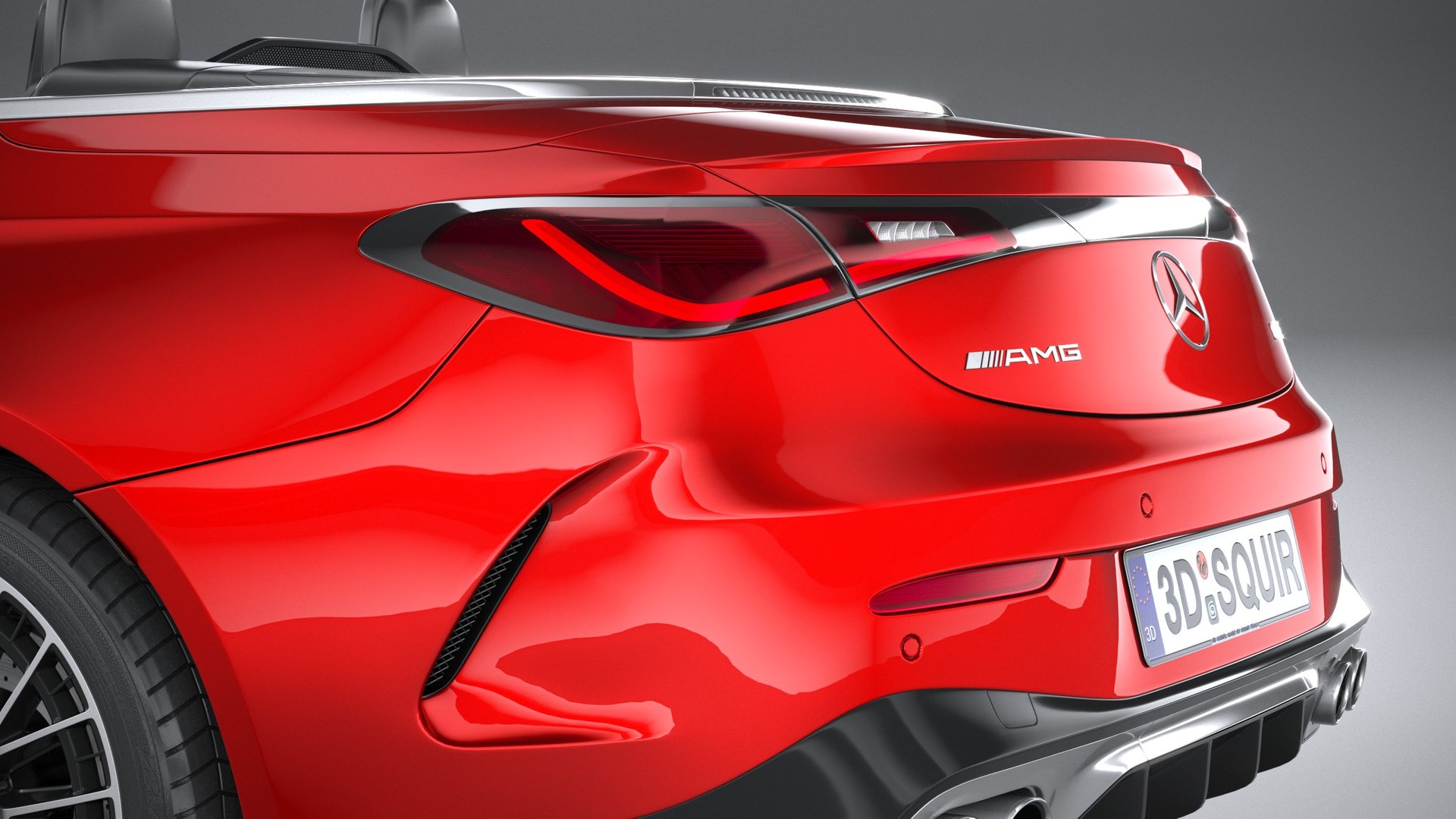 3D Mercedes-Benz CLE53 AMG Cabriolet 2025 - TurboSquid 2228564