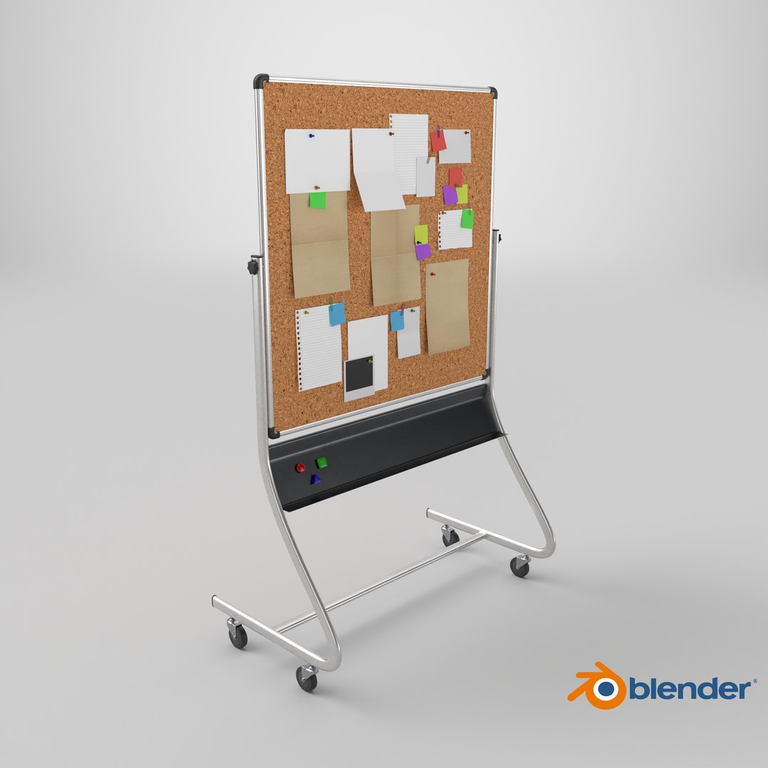 3D Double-Sided Metal Corkboard - Fully Customizable Square Pin Board model https://p.turbosquid.com/ts-thumb/Em/XSVwPA/ge/stemcell_blender_cycles_render/png/1747679764/1920x1080/fit_q87/c81713ff9f4a0e45ba8bf8a4e450e96676347081/stemcell_blender_cycles_render.jpg