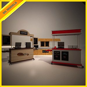 3dsmax food carts