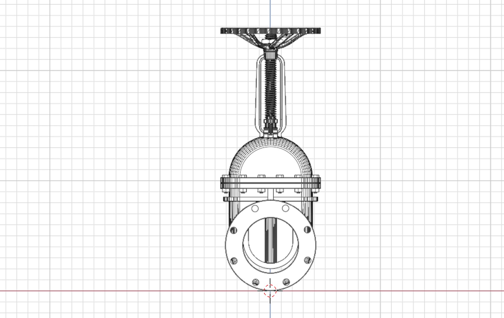 3D Gate Valve model https://p.turbosquid.com/ts-thumb/Em/aYMlTy/7S/screenshot20261031190527/png/1793468104/1920x1080/fit_q87/fecaac67e5275c232870aff6d84f8d5eaaf5a14d/screenshot20261031190527.jpg