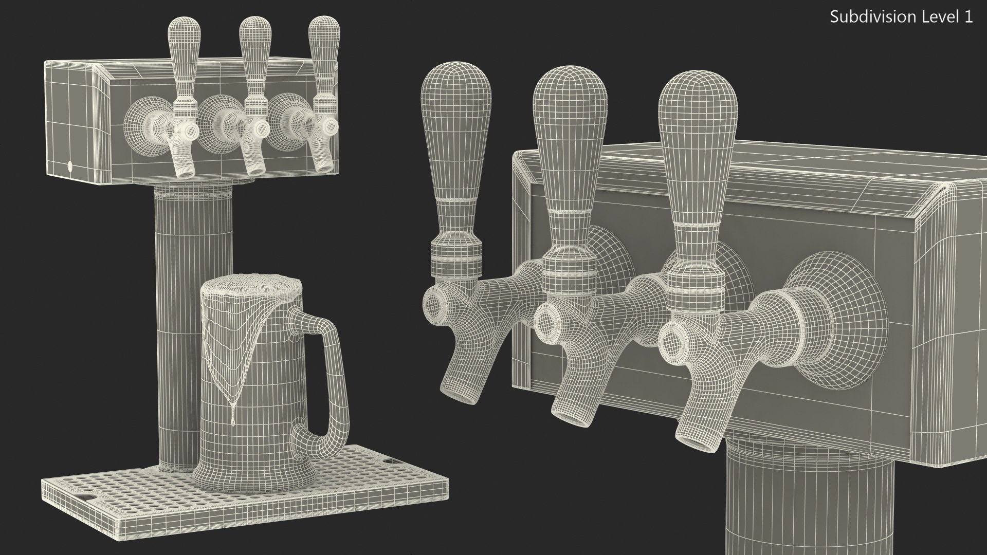 triple faucet beer tower model https://p.turbosquid.com/ts-thumb/Em/bAgL2R/djytKYoQ/triplefaucetbeertowerwithbeermug3dmodel023/jpg/1601890992/1920x1080/fit_q87/05b098b3a88a84a570edccf441c2d7a18654c71a/triplefaucetbeertowerwithbeermug3dmodel023.jpg