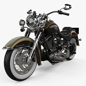 Harley-Davidson Softail Deluxe 2006 3D model