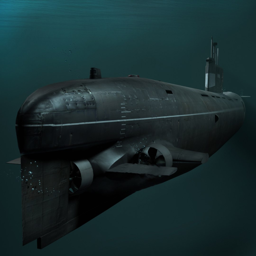 3d Tango Class Attack Submarine Model