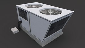 3D model Air Conditioner Rooftop 02