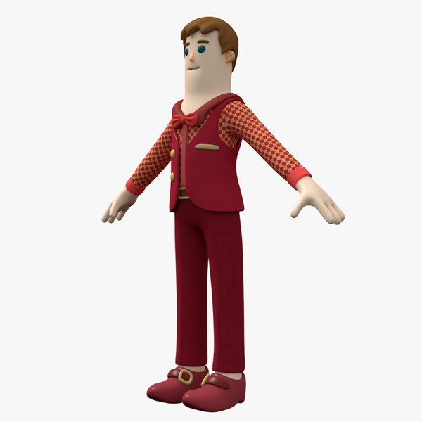 3D presenter boy model