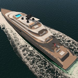 3D July Morning Yacht Dynamic Simulation