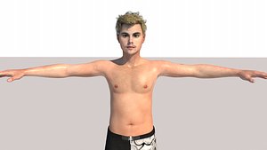 3d model justin beiber morphs