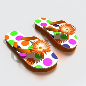slipper slipper02 3d model