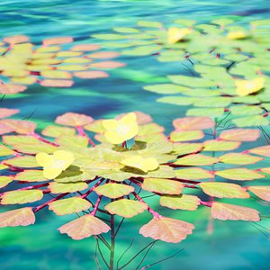 Aquatic Flora 3D Model