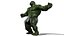 Hulk donne un coup de pied à IronMan