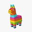 Traditional multi colored Mexican party pinata