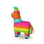 Traditional multi colored Mexican party pinata