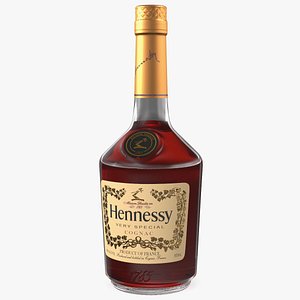 vs cognac hennessy 3D model