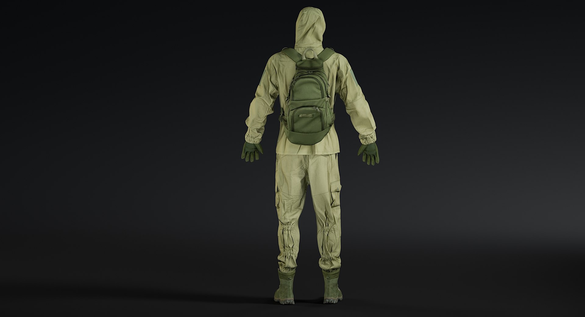 Realistic military green uniform 3D - TurboSquid 1445323