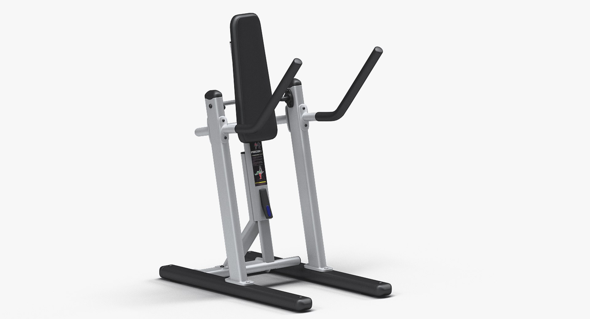 Precor Discovery Precor Ab Crunch Machine 3D Model Abdominal