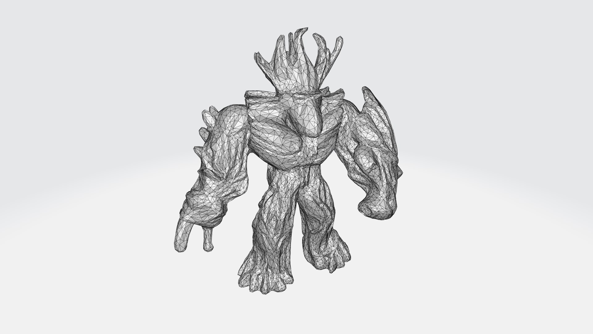3D Model Jungle Emperror Cartoon Model - TurboSquid 2358948