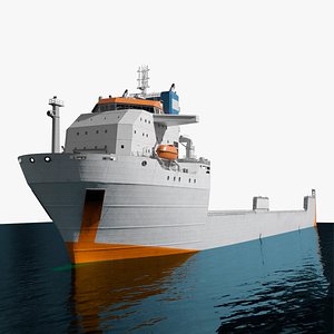 Semi-Submersible Yacht Carrier At Sea