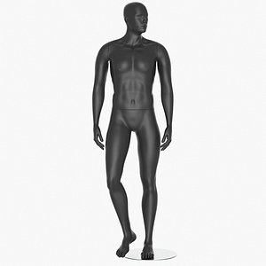 Male Mannequin Pose 02 3D model