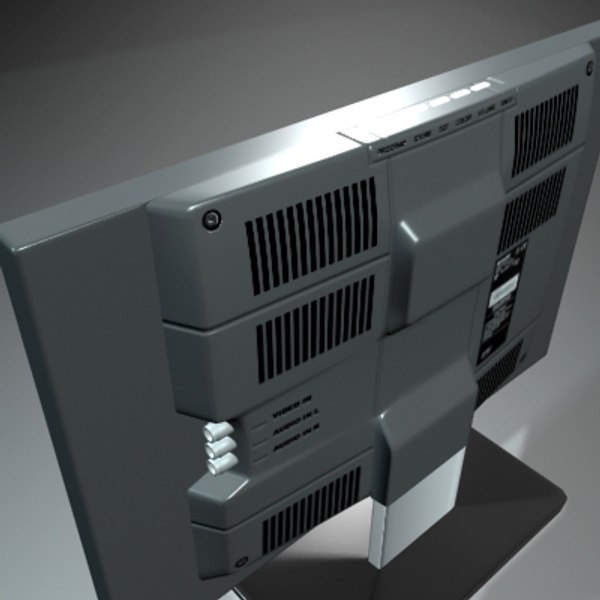 lcd tv 3d model