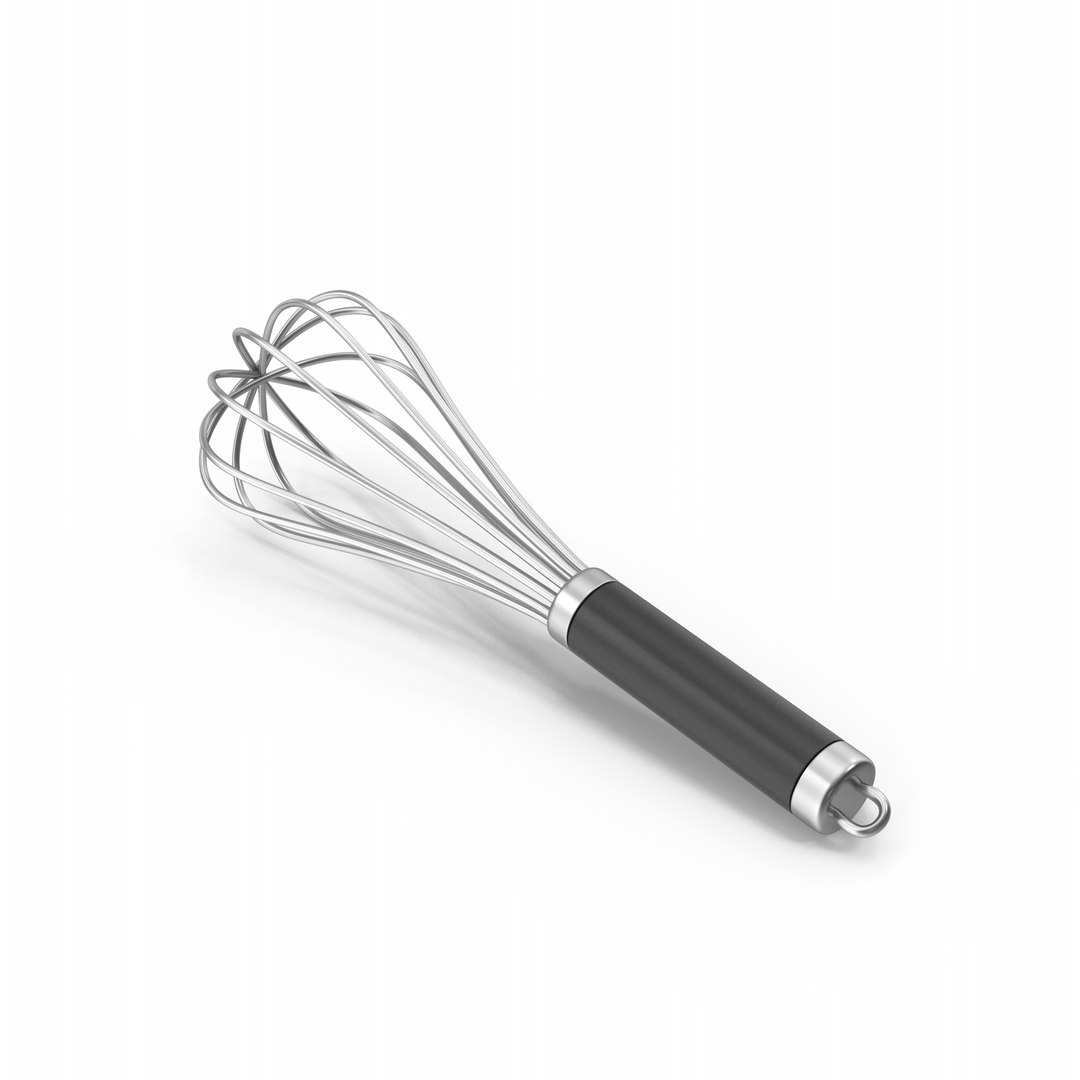 3D Kitchen Black Whisk - TurboSquid 2030090
