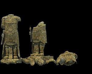 terra cotta warriors statue 3D model