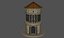 Antiker Tempelturm