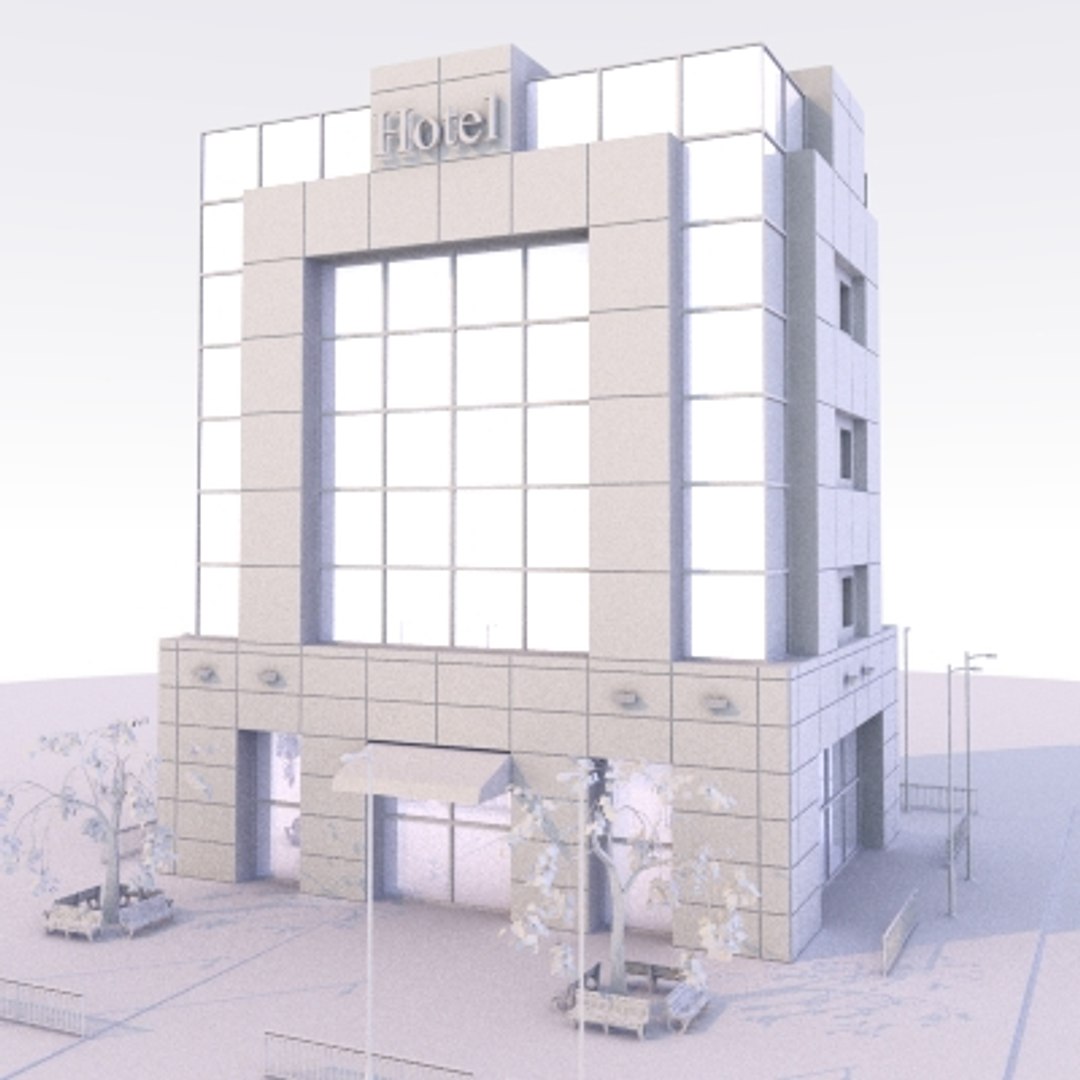 Hotel 3D Model - TurboSquid 367109
