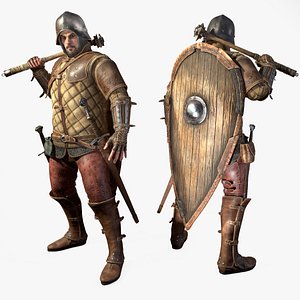 3D model Medieval Soldier