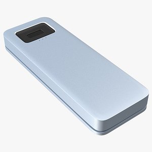 SSD Drive Fingerprint Scanner Protection 3D model