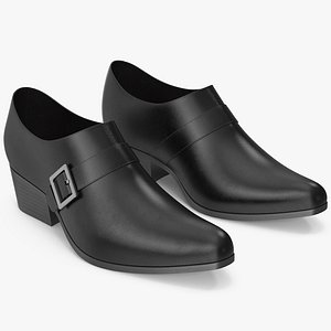 Shoes with Buckle 3D model