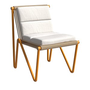 3D Baxter DABLIOU Stainless steel chair