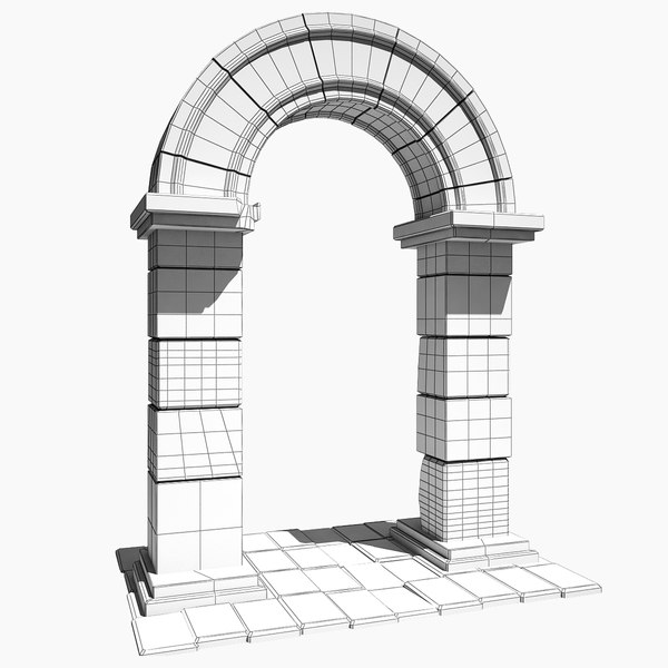 stone arch 3d 3ds