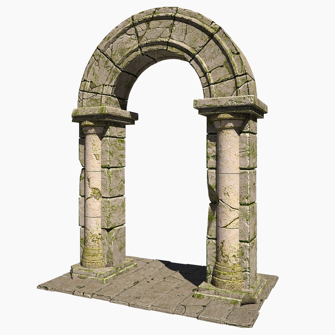 stone arch 3d 3ds