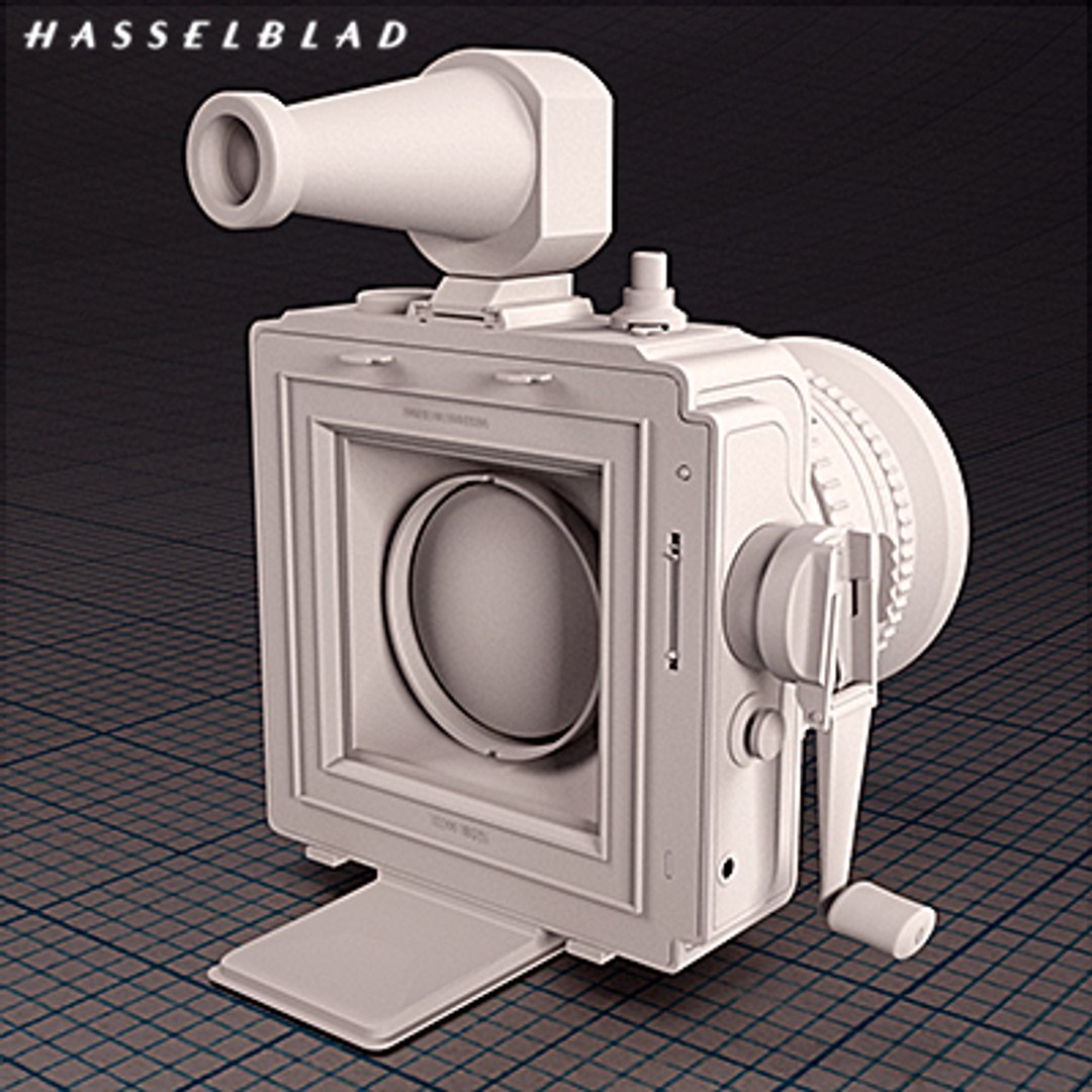 mechanical camera wide hasselblad 3d obj