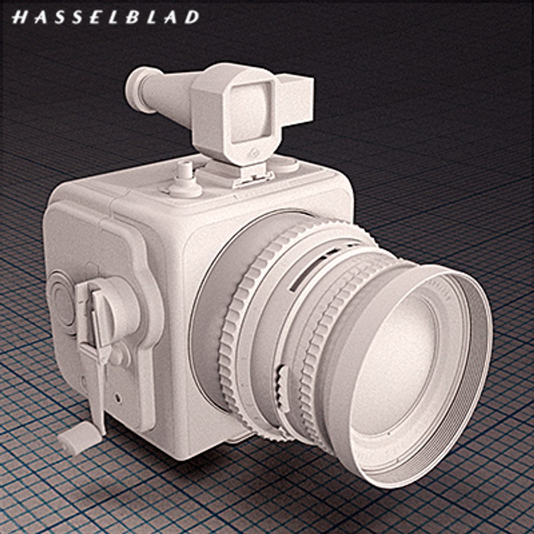 mechanical camera wide hasselblad 3d obj