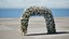 Eleganter Arc Crepe Jasmine Arch 3D-Modell