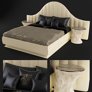 visionnaire perth bed 3D model