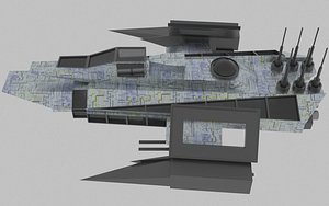 Es-500 Spaceship model