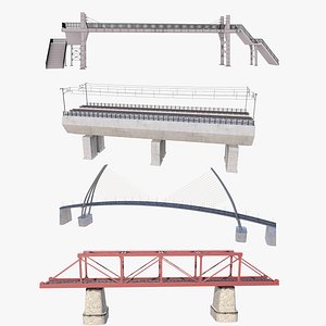 3D Bridges Collection 3 model