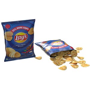 Lays india magic masala 3D model