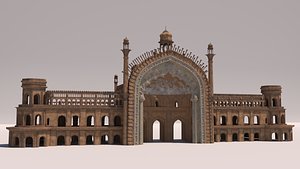 3D model Rumi Darwaza, Lucknow, India