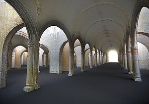 3D model palace corridors pack