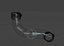 3D Motor pipe 3D model