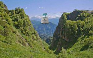 Ropeway car