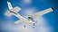 realistic ultralight airplane cessna 182 model