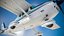 realistic ultralight airplane cessna 182 model